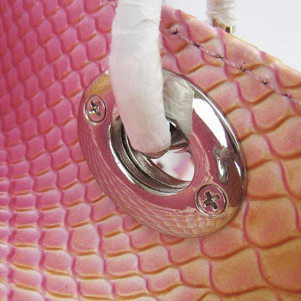 Christian Dior 1887 Snake Leather Shoulder Bag-Red